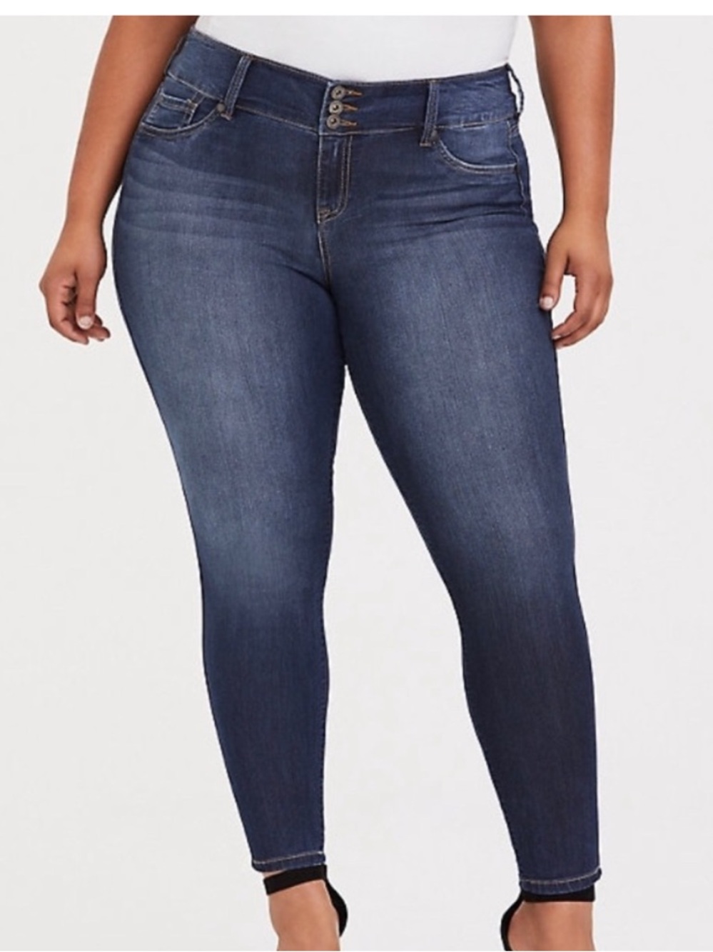 Torrid Jeggings medium-to-dark wash size 22